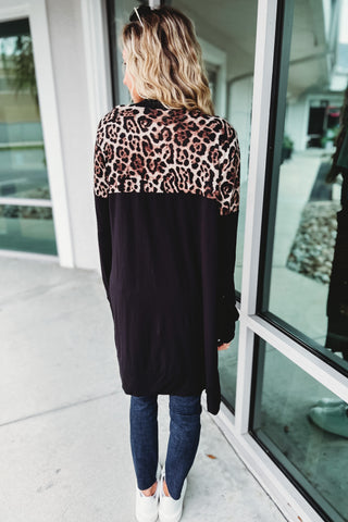 Forever After All Animal Print Detail Cardigan