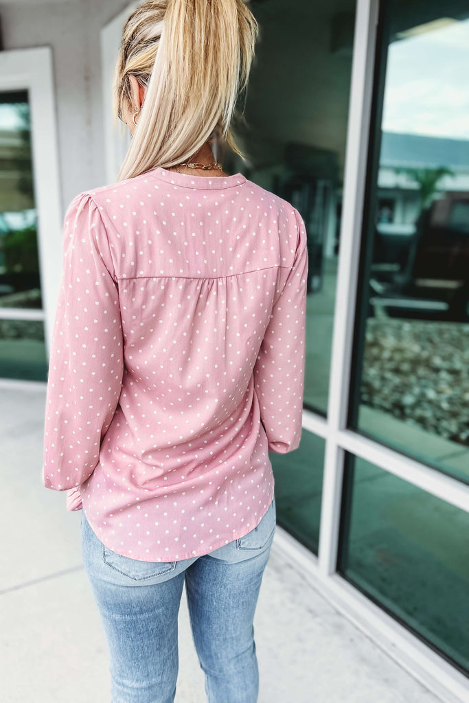 (More colors) Pretty and Chic Dot Blouse