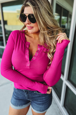 Fall For You Waffle Knit Top 3 Colors!