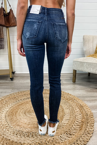 Kancan Can't Keep a Secret High Rise Button Fly Jeans