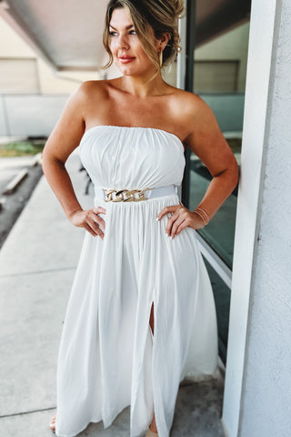 Grecian Vibes Belted Maxi Dress 3 Colors!