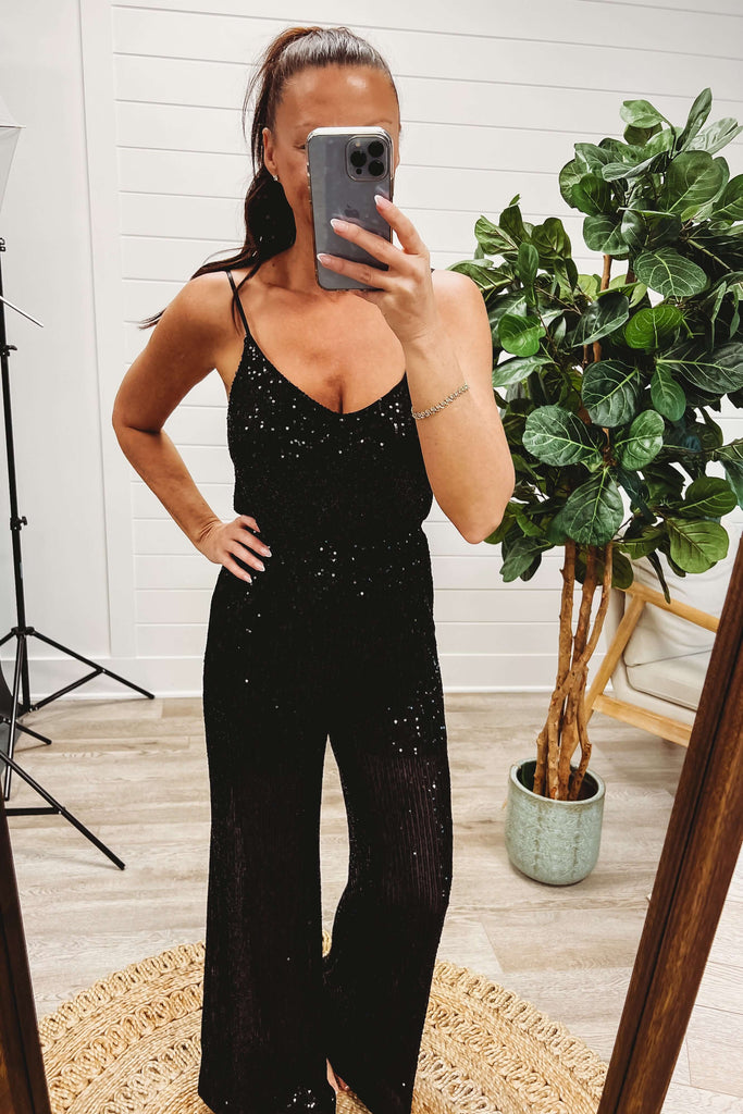 (More colors) Life Changes Sequin Jumpsuit