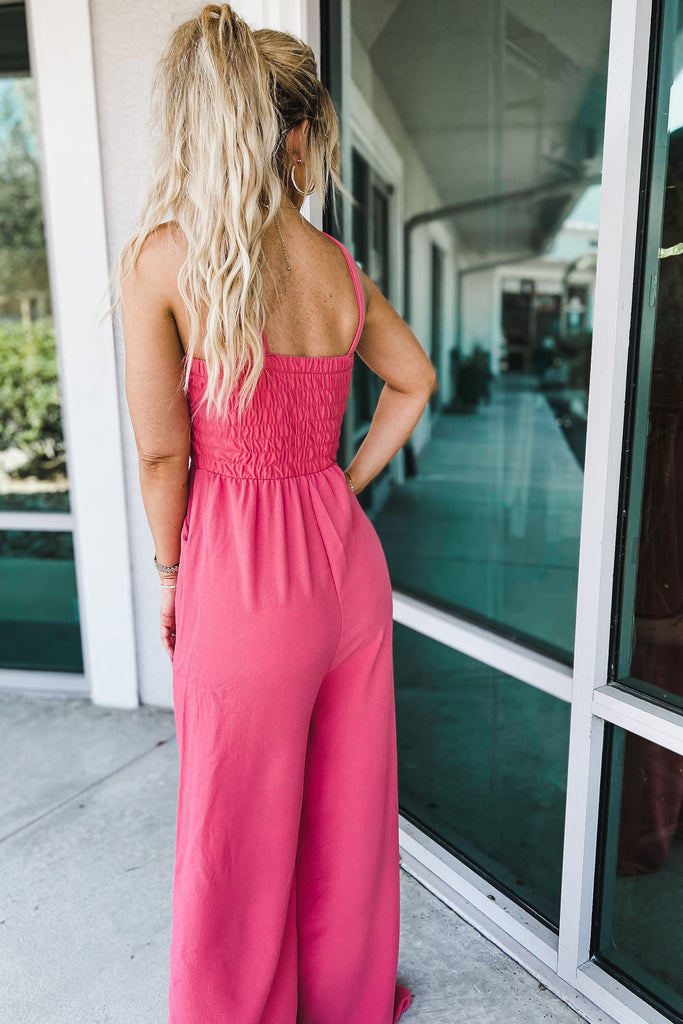 (More colors) Love That Lasts Smocked Jumpsuit