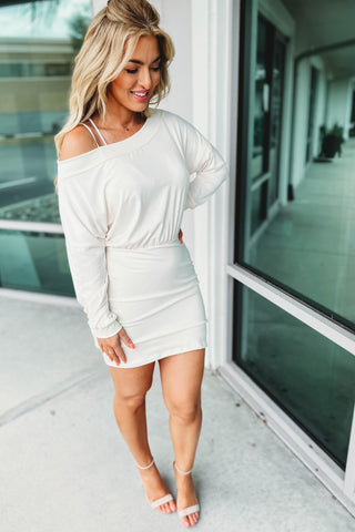 (More colors) Night on the Town Off Shoulder Dress