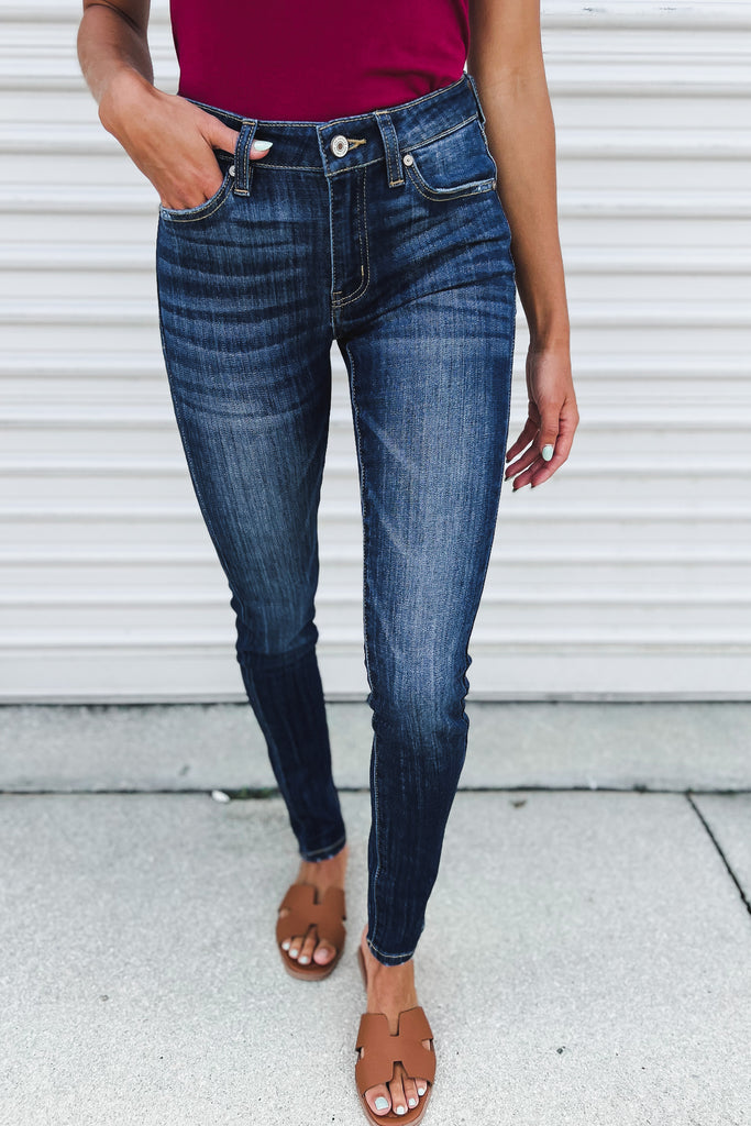 Kancan A Perfect World Skinny Fit Mid Rise Jeans