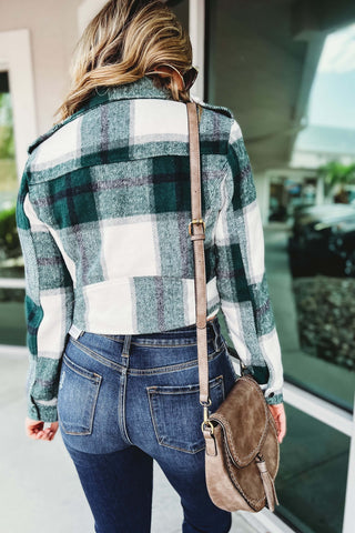 The Way I Feel Plaid Moto Shacket (More colors)