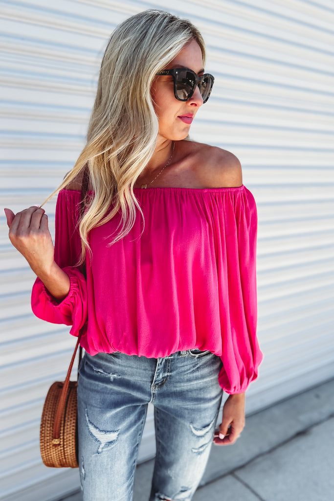 (More colors) Truth of the Matter Off Shoulder Top