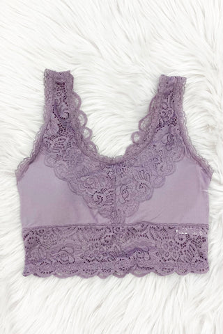 (More colors) Keep it Simple Stretch Lace Bralette