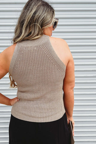 (More colors) Take Me There Halter Sweater Top