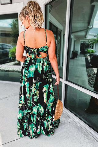 SIZE S - (More Colors) Close to My Heart Floral Maxi Dress - Simply Me Boutique